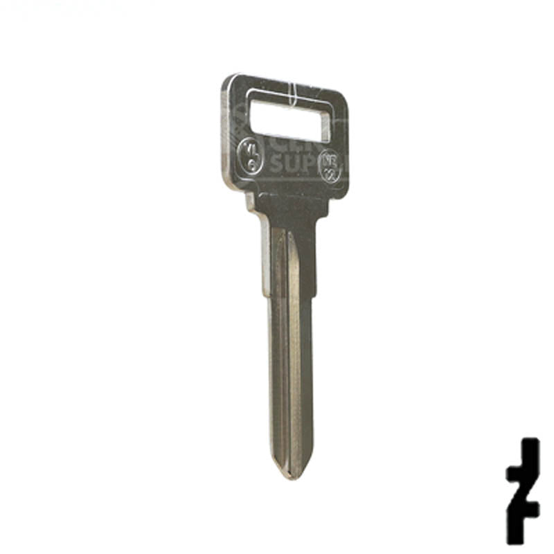 Uncut Key Blank | Volvo | X180 ( VL6 ) Automotive Key JMA USA