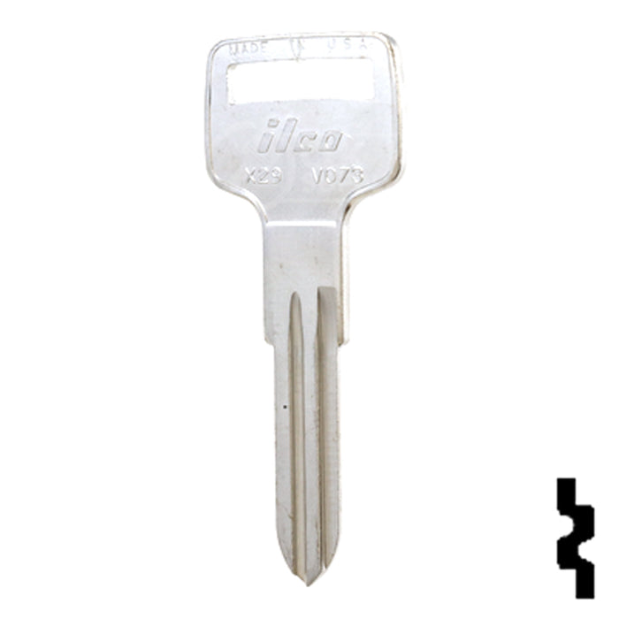 Uncut Key Blank | Volvo | X29, VO73 Automotive Key Ilco