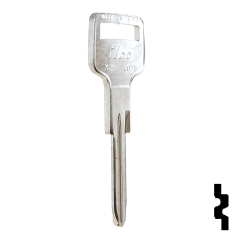 Uncut Key Blank | Volvo | X29, VO73 Automotive Key Ilco