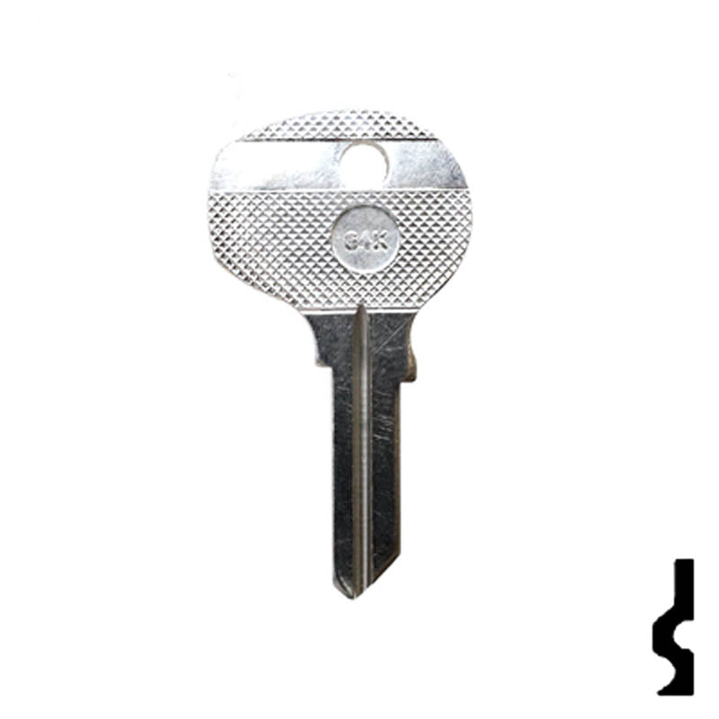 Uncut Key Blank | VW, Porsche | 64K Automotive Key Ilco