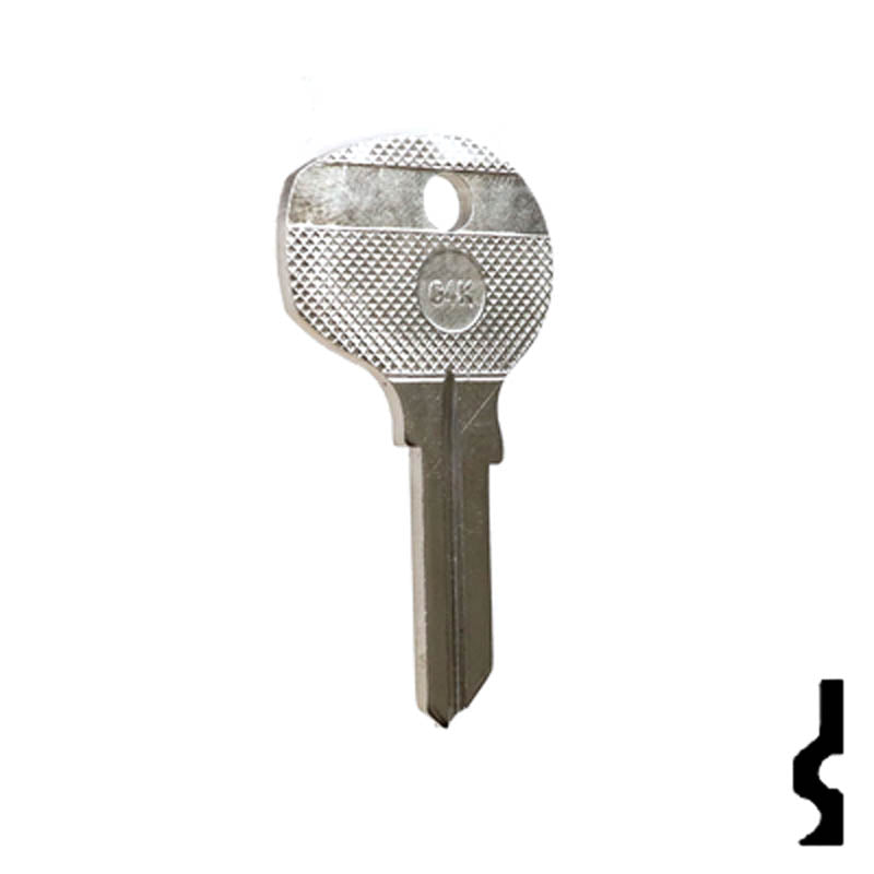 Uncut Key Blank | VW, Porsche | 64K Automotive Key Ilco