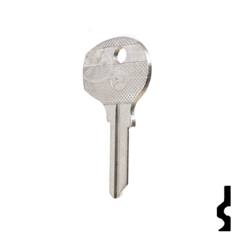 Uncut Key Blank | VW, Porsche | 64K Automotive Key Ilco