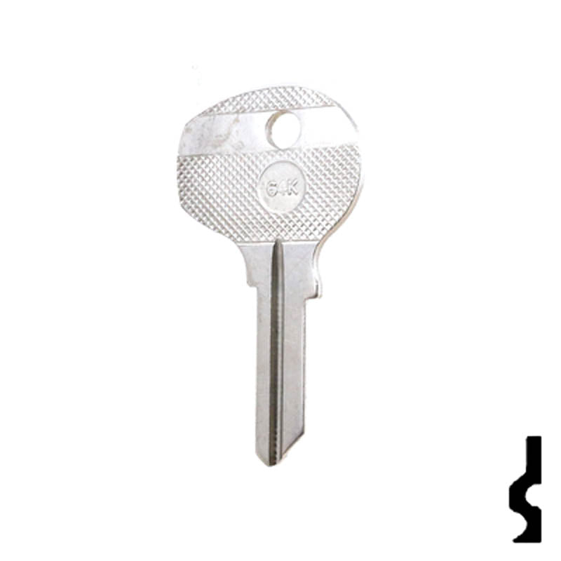Uncut Key Blank | VW, Porsche | 64K Automotive Key Ilco