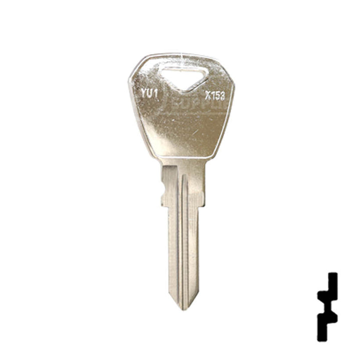 Uncut Key Blank | Yugo | YU1, X153 Automotive Key JMA USA