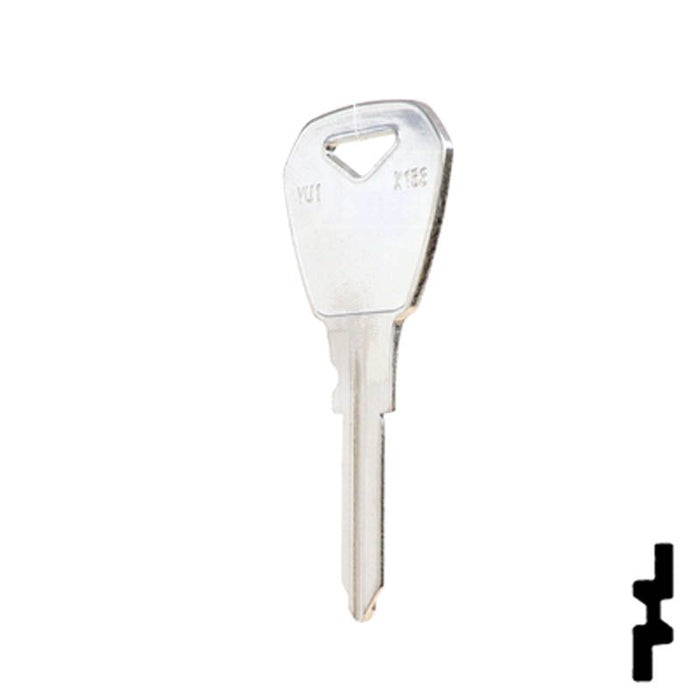 Uncut Key Blank | Yugo | YU1, X153 Automotive Key JMA USA