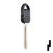 Uncut Key Blanks | Ford, Mercury, Mariner Outboards | 1193MU, H66-P Automotive Key JMA USA