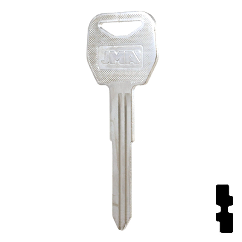 Uncut Motorcycle Key Blank | Honda | HD109, HOND-33 Automotive Key JMA USA