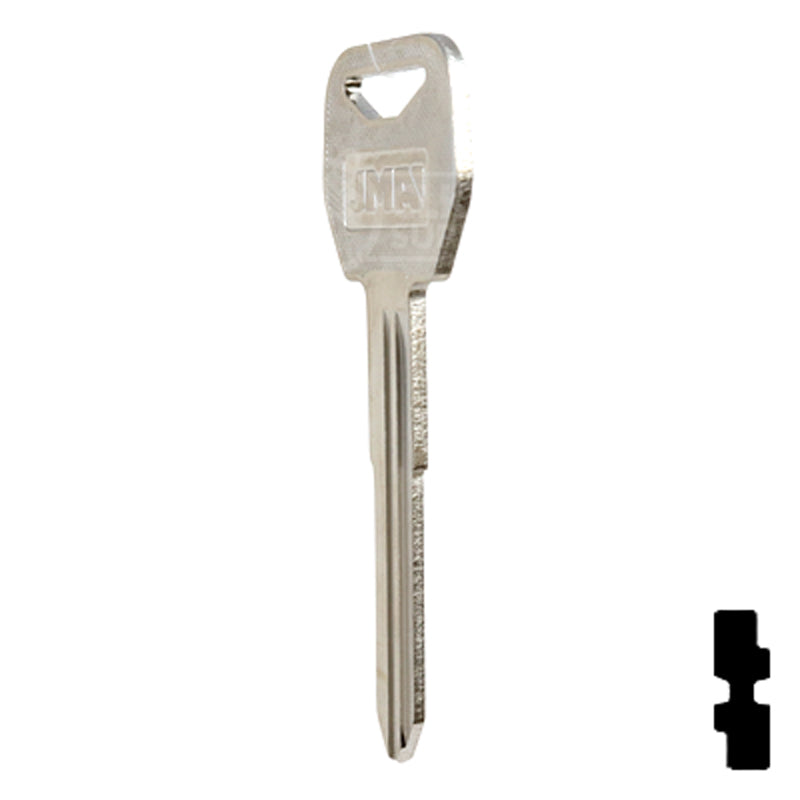 Uncut Motorcycle Key Blank | Honda | HD109, HOND-33 Automotive Key JMA USA