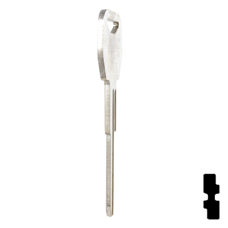 Uncut Motorcycle Key Blank | Honda | HD109, HOND-33 Automotive Key JMA USA