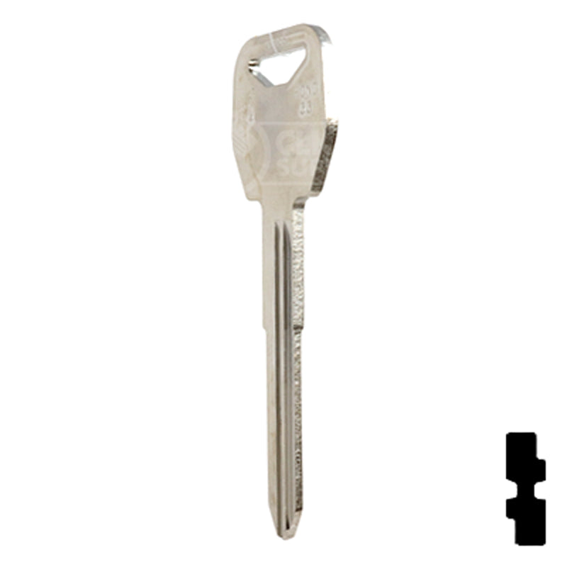 Uncut Motorcycle Key Blank | Honda | HD109, HOND-33 Automotive Key JMA USA