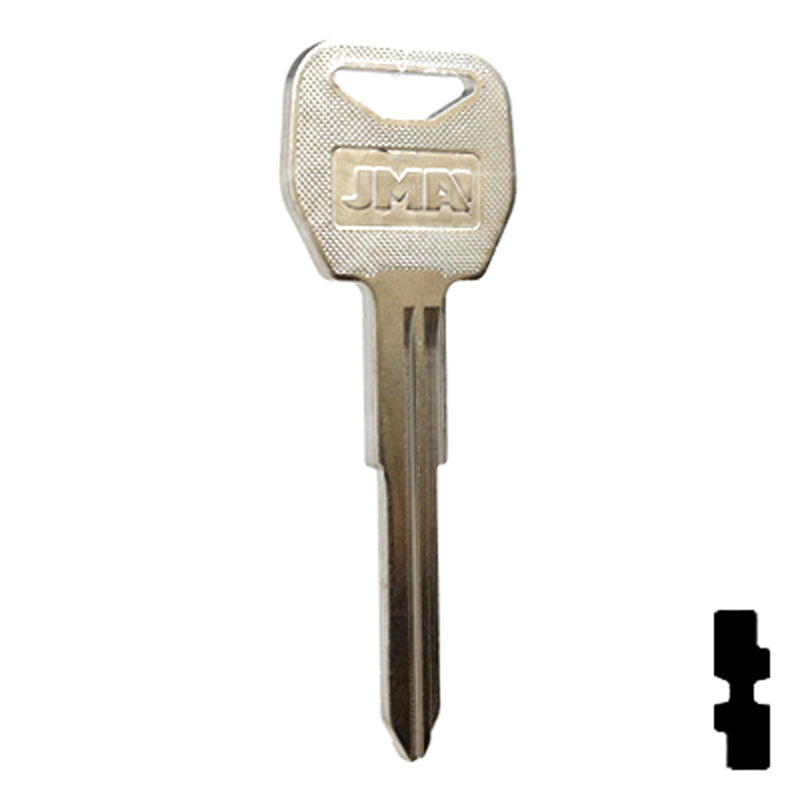 Uncut Motorcycle Key Blank | Honda | HD109, HOND-33 Automotive Key JMA USA
