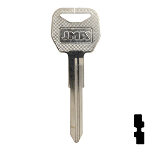 Uncut Motorcycle Key Blank | Honda | HD109, HOND-33 Automotive Key JMA USA