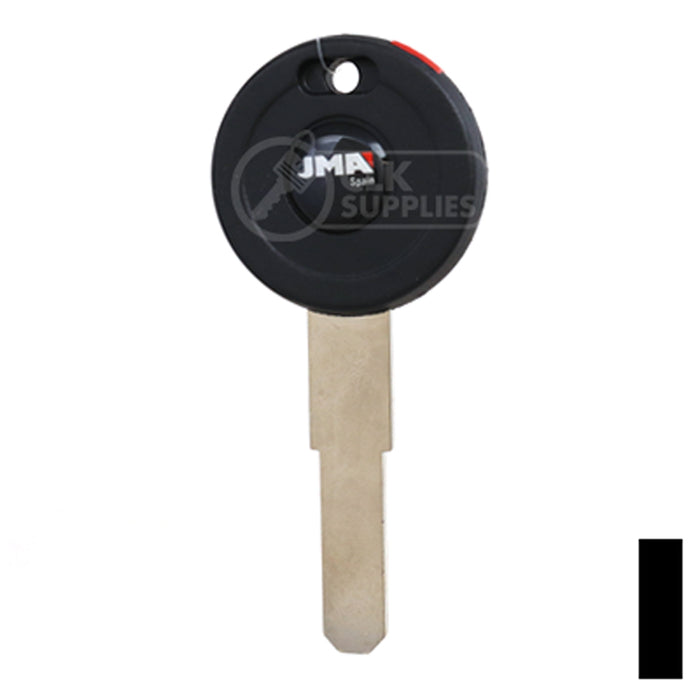 Uncut OEM Cloneable Key Blank | Moto Guzzi, Aprilia, Zadi | ZD30T5 Automotive Key JMA USA