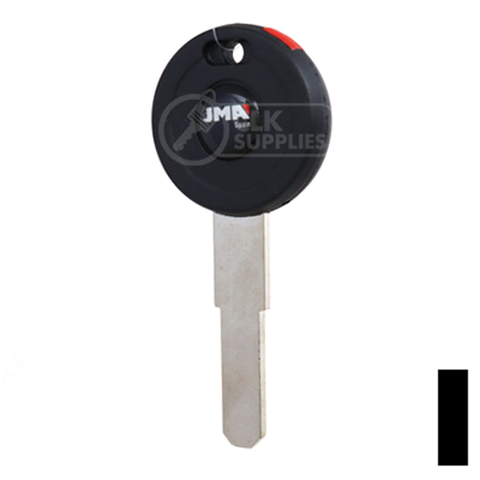 Uncut OEM Cloneable Key Blank | Moto Guzzi, Aprilia, Zadi | ZD30T5 Automotive Key JMA USA