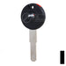 Uncut OEM Cloneable Key Blank | Moto Guzzi, Aprilia, Zadi | ZD30T5 Automotive Key JMA USA