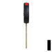 Uncut OEM Cloneable Key Blank | Moto Guzzi, Aprilia, Zadi | ZD30T5 Automotive Key JMA USA