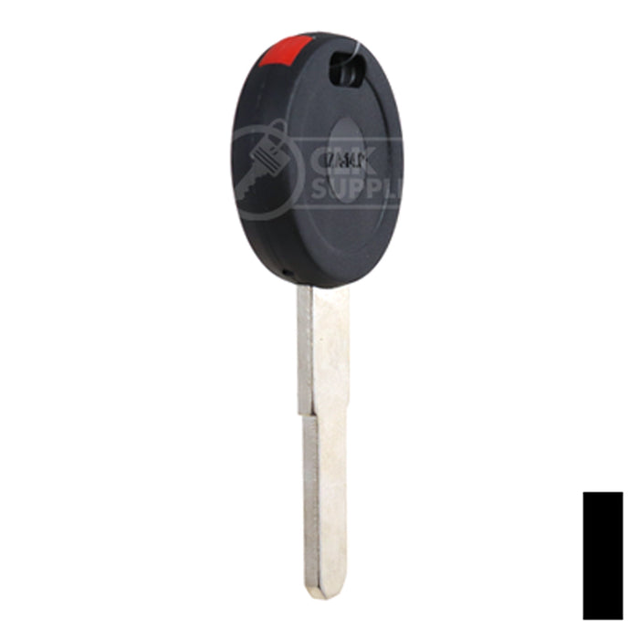 Uncut OEM Cloneable Key Blank | Moto Guzzi, Aprilia, Zadi | ZD30T5 Automotive Key JMA USA
