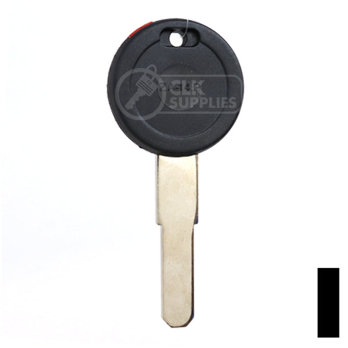 Uncut OEM Cloneable Key Blank | Moto Guzzi, Aprilia, Zadi | ZD30T5 Automotive Key JMA USA