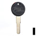 Uncut OEM Cloneable Key Blank | Moto Guzzi, Aprilia, Zadi | ZD30T5 Automotive Key JMA USA