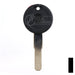 Uncut OEM Cloneable Key Blank | Moto Guzzi, Aprilia, Zadi | ZD30T5 Automotive Key JMA USA