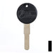Uncut OEM Cloneable Key Blank | Moto Guzzi, Aprilia, Zadi | ZD30T5 Automotive Key JMA USA
