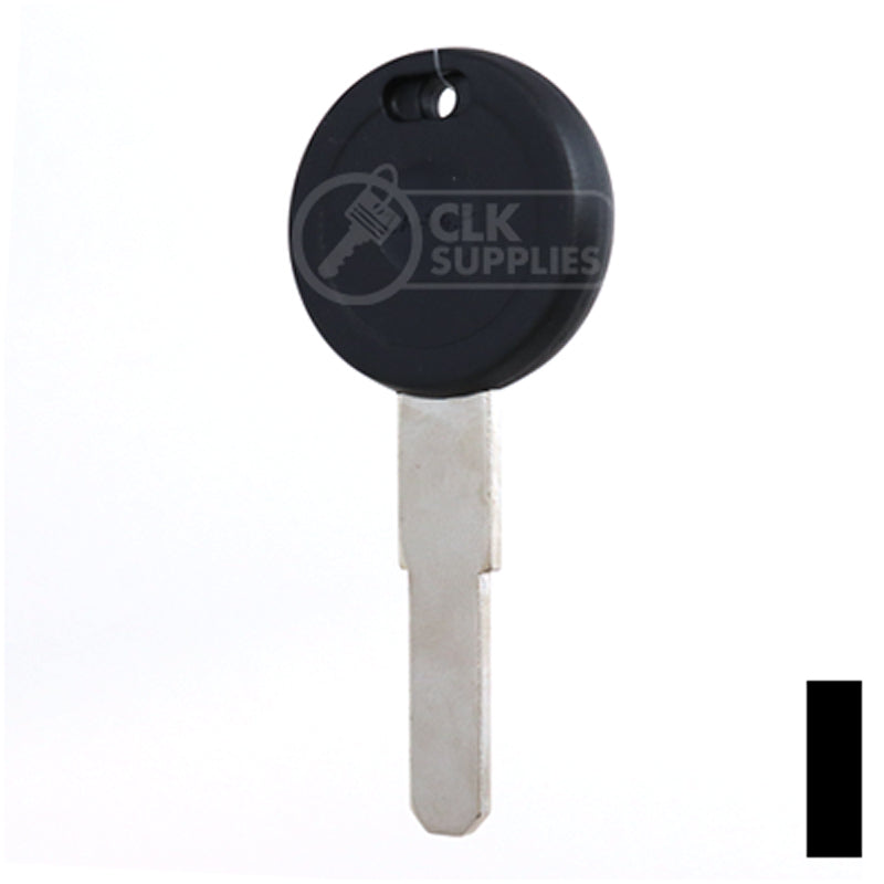Uncut OEM Cloneable Key Blank | Moto Guzzi, Aprilia, Zadi | ZD30T5 Automotive Key JMA USA