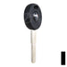 Uncut OEM Cloneable Key Blank | Moto Guzzi, Aprilia, Zadi | ZD30T5 Automotive Key JMA USA