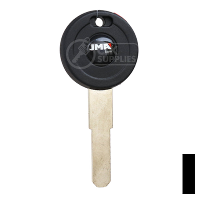 Uncut OEM Cloneable Key Blank | Moto Guzzi, Aprilia, Zadi | ZD30T5 Automotive Key JMA USA