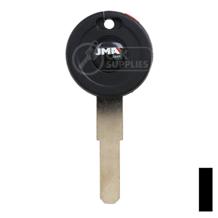Uncut OEM Cloneable Key Blank | Moto Guzzi, Aprilia, Zadi | ZD30T5 Automotive Key JMA USA