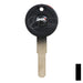 Uncut OEM Cloneable Key Blank | Moto Guzzi, Aprilia, Zadi | ZD30T5 Automotive Key JMA USA