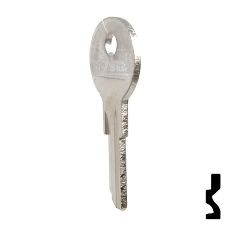 Uncut OEM Key Blank | Freightiner | 322727 Automotive Key Strattec