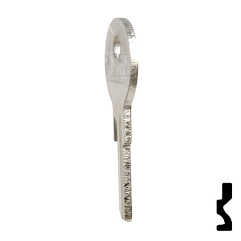 Uncut OEM Key Blank | Freightiner | 322727 Automotive Key Strattec