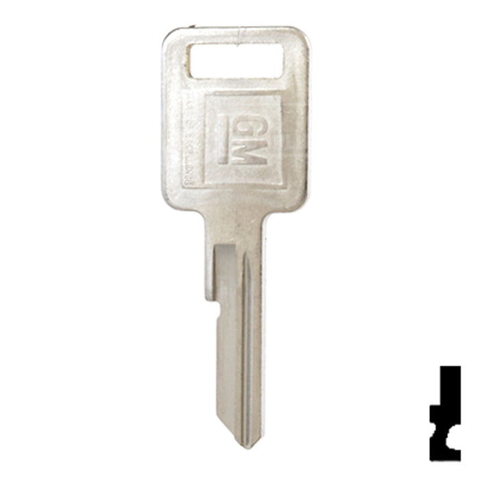 Uncut OEM Key Blank | GM | B44, P1098E Automotive Key Strattec