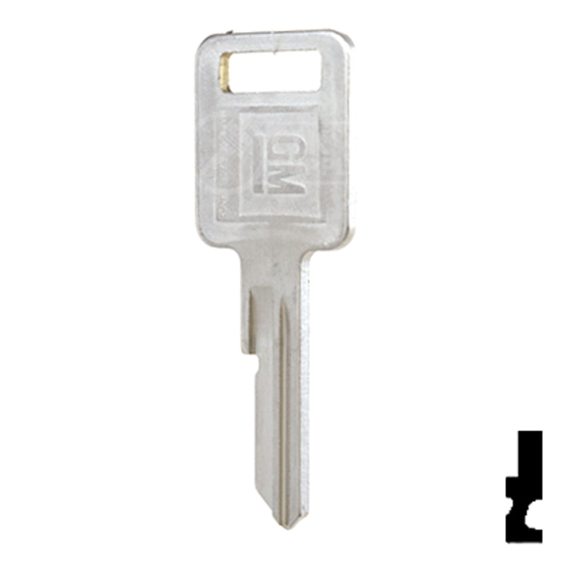 Uncut OEM Key Blank | GM | B44, P1098E Automotive Key Strattec