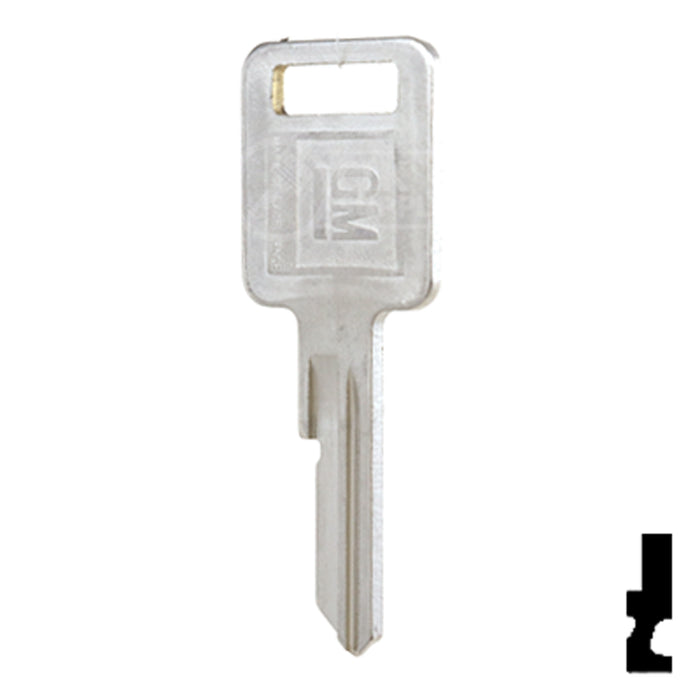 Uncut OEM Key Blank | GM | B44, P1098E Automotive Key Strattec