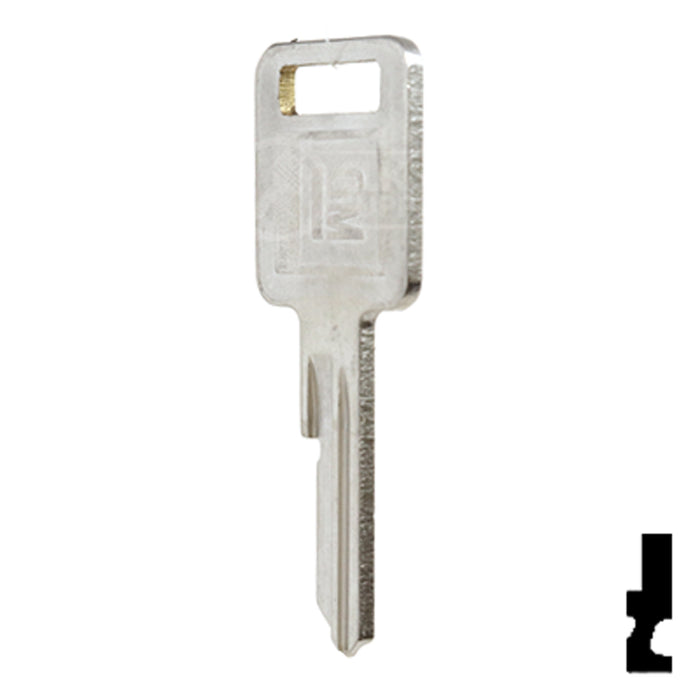 Uncut OEM Key Blank | GM | B44, P1098E Automotive Key Strattec