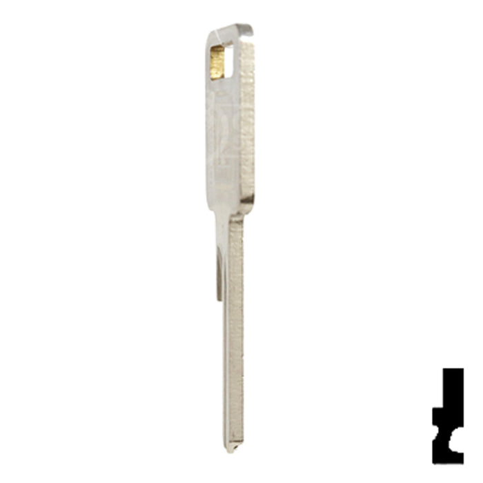 Uncut OEM Key Blank | GM | B44, P1098E Automotive Key Strattec