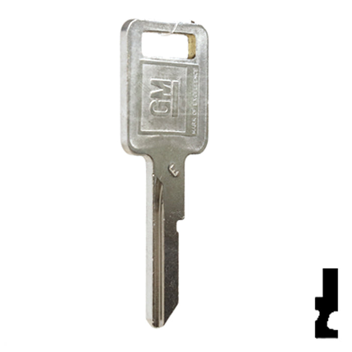 Uncut OEM Key Blank | GM | B44, P1098E Automotive Key Strattec