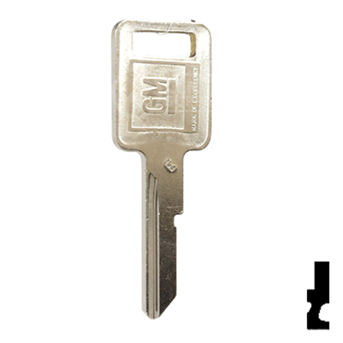 Uncut OEM Key Blank | GM | B44, P1098E Automotive Key Strattec