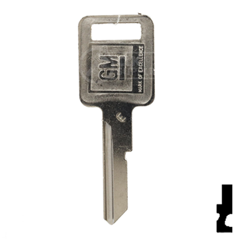 Uncut OEM Key Blank | GM | B44, P1098E Automotive Key Strattec