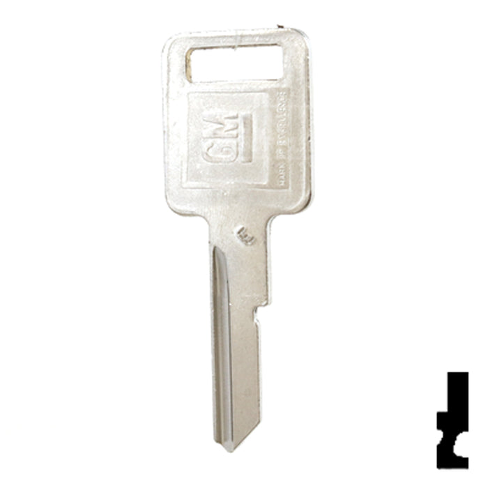 Uncut OEM Key Blank | GM | B44, P1098E Automotive Key Strattec