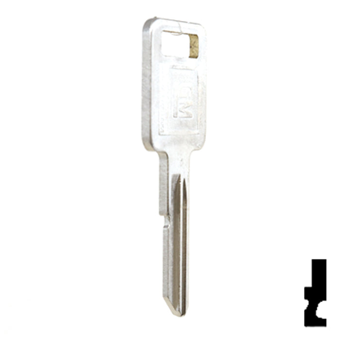 Uncut OEM Key Blank | GM | B44, P1098E Automotive Key Strattec