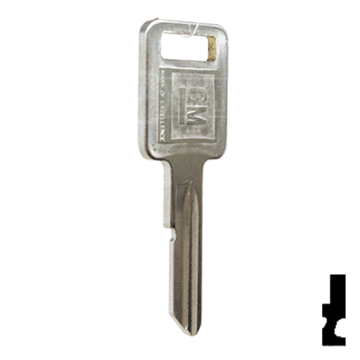 Uncut OEM Key Blank | GM | B44, P1098E Automotive Key Strattec
