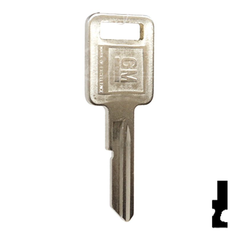 Uncut OEM Key Blank | GM | B44, P1098E Automotive Key Strattec
