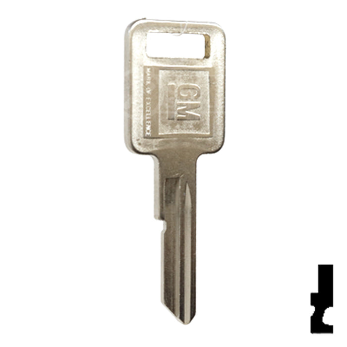 Uncut OEM Key Blank | GM | B44, P1098E Automotive Key Strattec