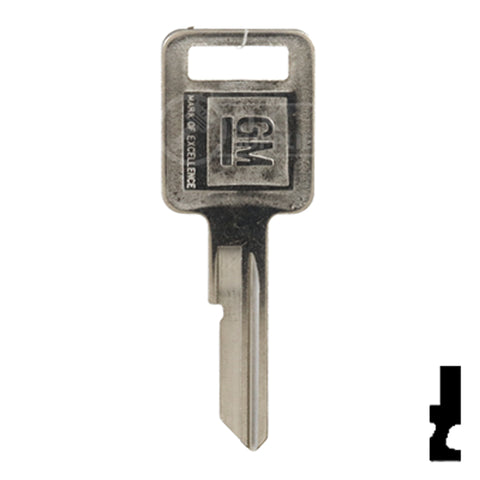 Uncut OEM Key Blank | GM | B44, P1098E