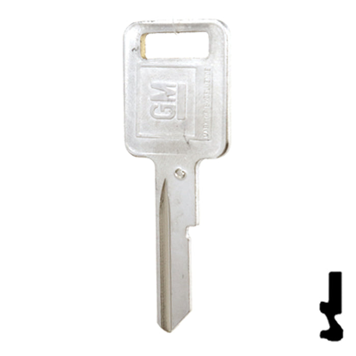 Uncut OEM Key Blank | GM | B50, P1098C Automotive Key Strattec