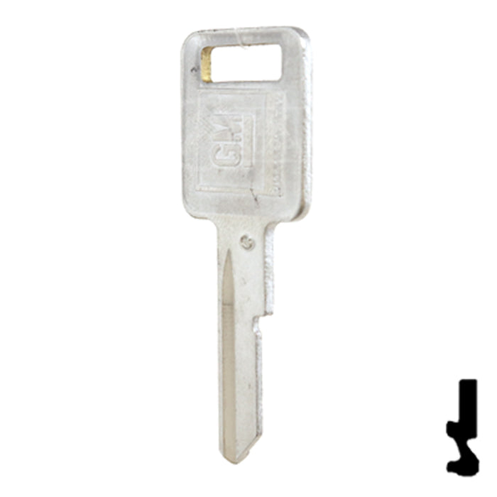 Uncut OEM Key Blank | GM | B50, P1098C Automotive Key Strattec