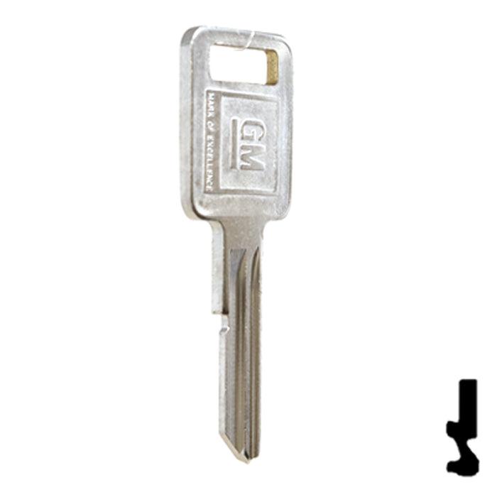 Uncut OEM Key Blank | GM | B50, P1098C Automotive Key Strattec