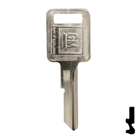 Uncut OEM Key Blank | GM | B50, P1098C